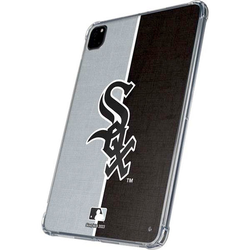 MLB Chicago White Sox Split iPad Pro 11in (2024) Clear Case
